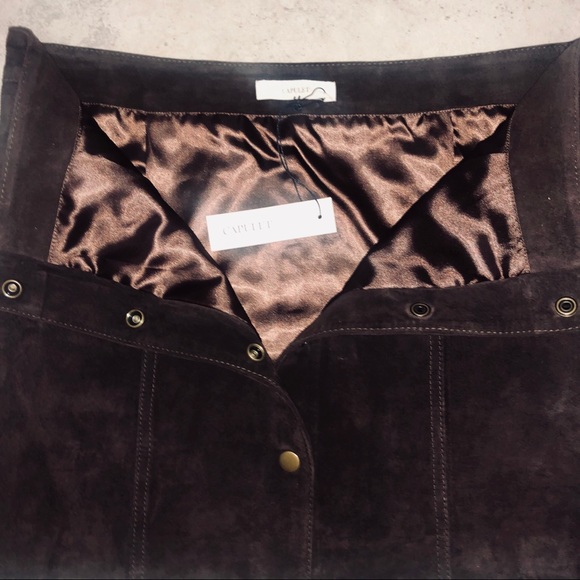 NWT Capulet Isabella suede skirt - Picture 6 of 9